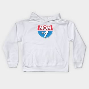 Mom Number 1 Kids Hoodie